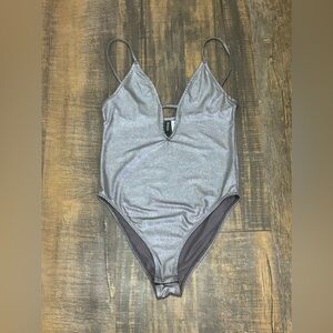 H&M Divided Chrome Bodysuit